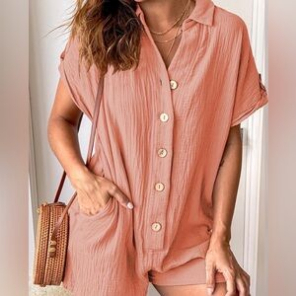 Solai The Label | Button Up Romper